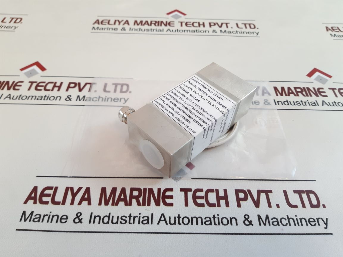 Gems Sensors Fs-10798E-m-p-w Flow Switch 020-0217