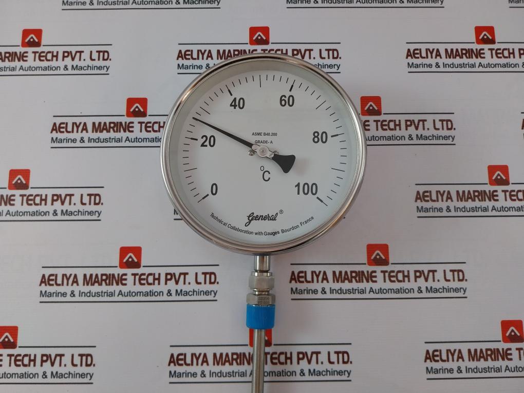 General 0 – 100°C Temperature Gauge Grade A