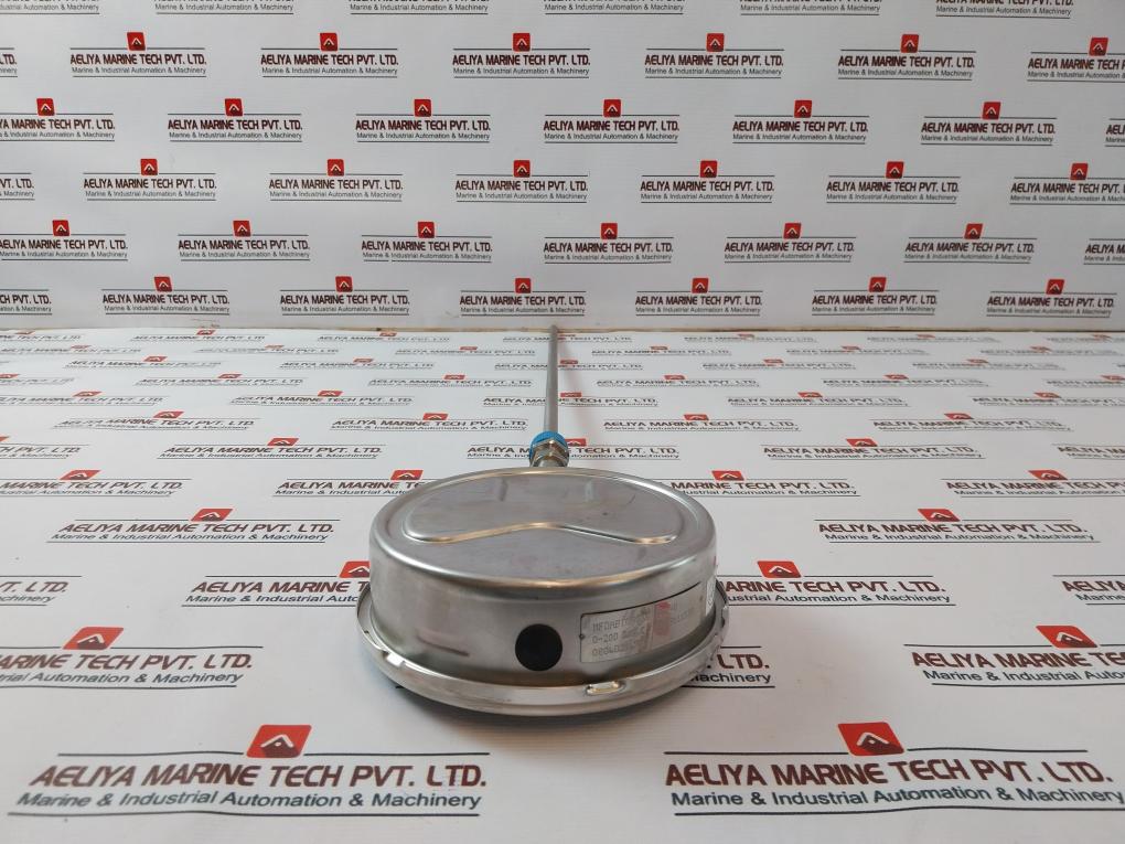 General Asme B40.200 Temperature Gauge Bdt-v 0-200 Deg.C