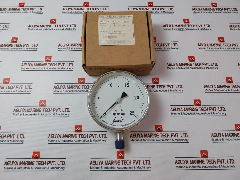 General Bspg-v Pressure Gauge 0-25 Kg/Cm2(G)