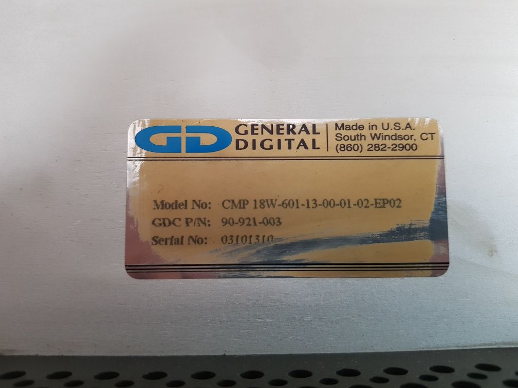 General digital 90-921-003 Lcd Monitor CMP 18W-601-13-00-01-02-EP02