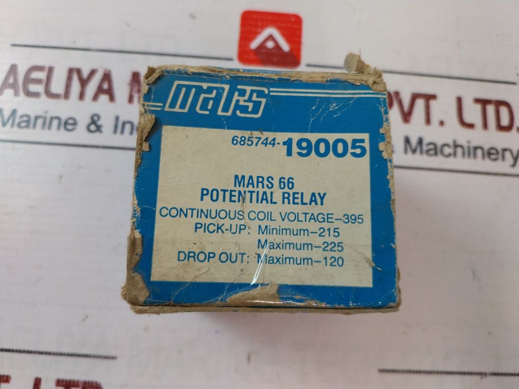 General Electric 3Arr3Mars66 Potential Relay 19005