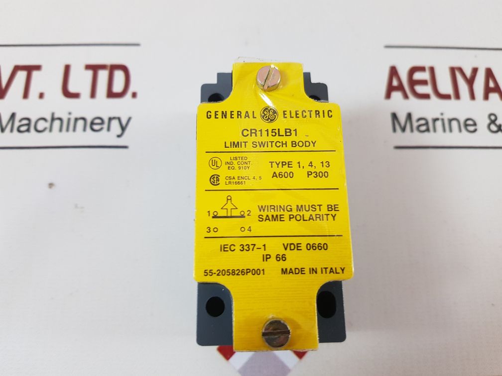 General Electric Cr115Lb1 Limit Switch Body