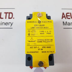 General Electric Cr115Lb1 Limit Switch Body