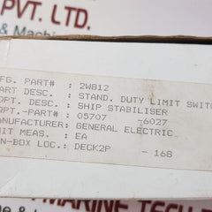 General Electric Cr115Lb1 Limit Switch Body