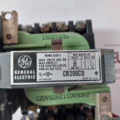 General Electric Cr206C0 Motor Starter