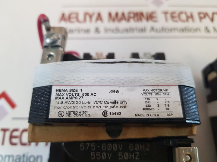 General Electric Cr306C005 Magnetic Starter