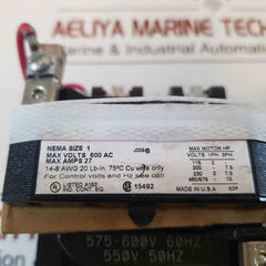 General Electric Cr306C005 Magnetic Starter