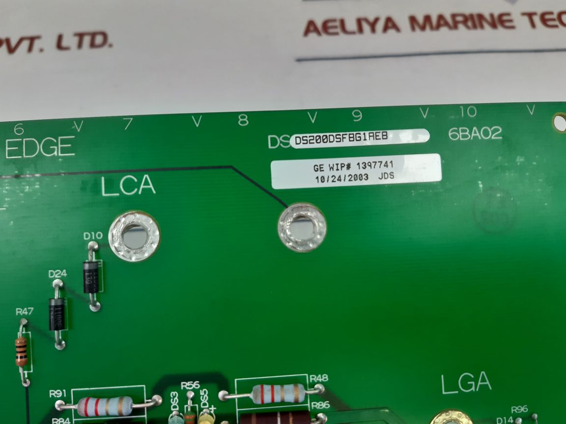 General Electric Ds200Dsfbg1Aeb Driver Shunt Board