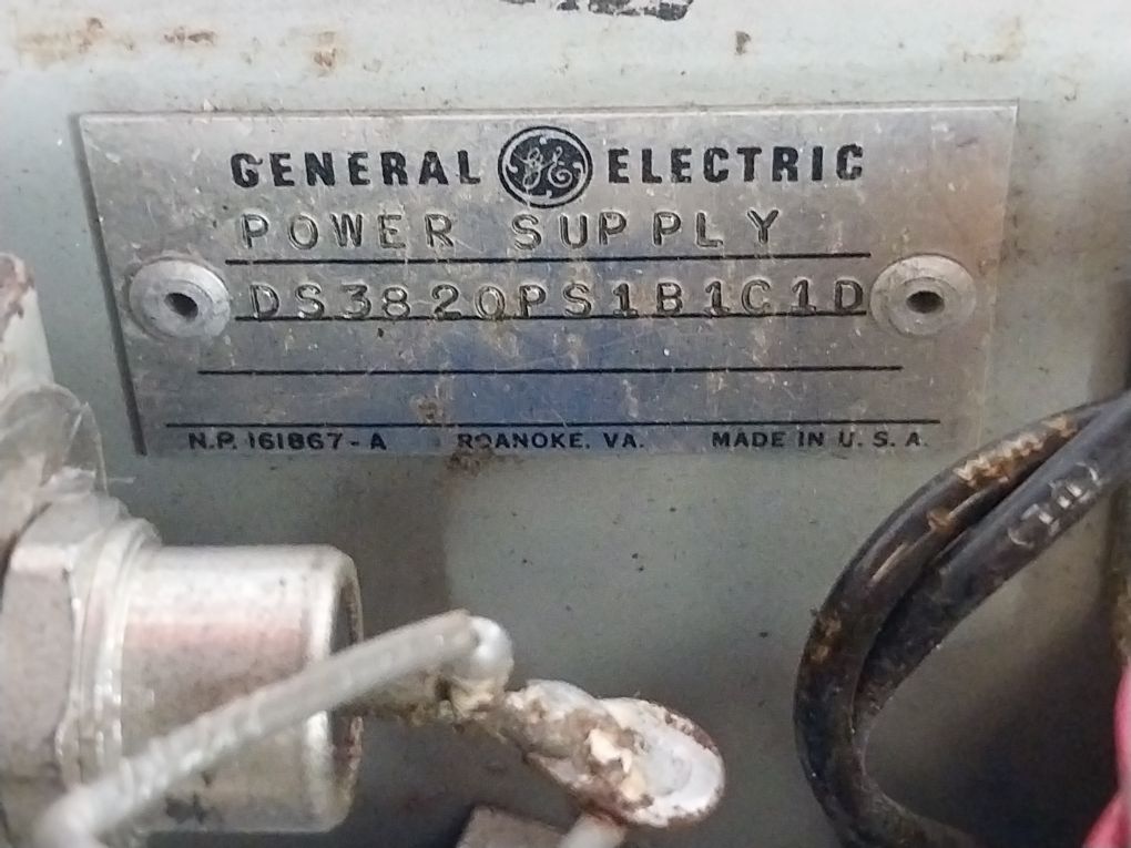General Electric Ds3820ps1b1c1d Power Supply Module