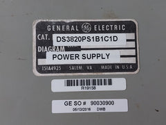 General Electric Ds3820ps1b1c1d Power Supply Module