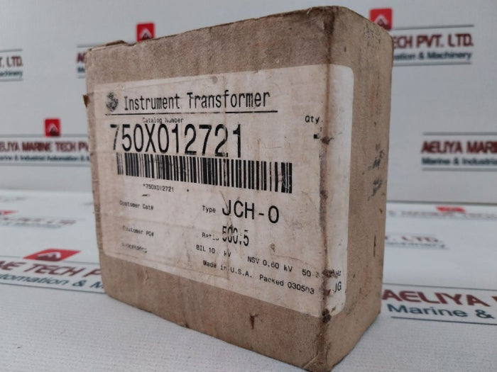 General Electric Jch-0 Current Transformer 50-60 Hz