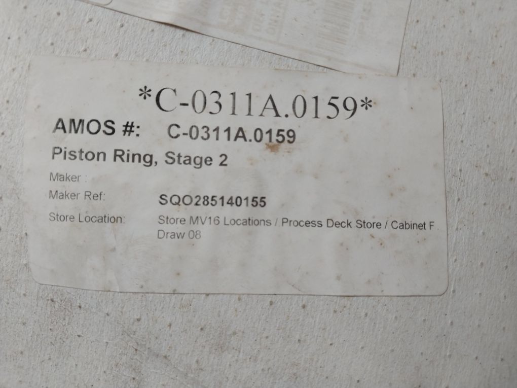 Lot Of 4X General Electric Sqo285140155 Piston Ring