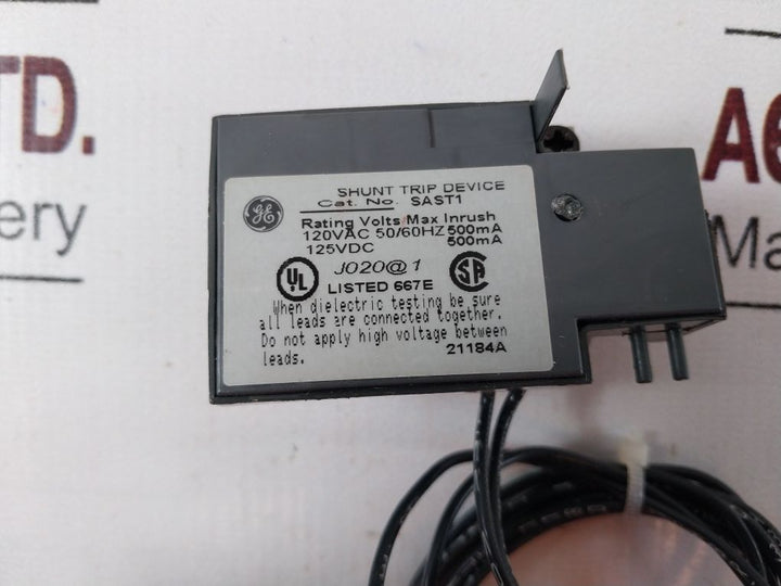 General Electric Sast1 Shunt Trip Device