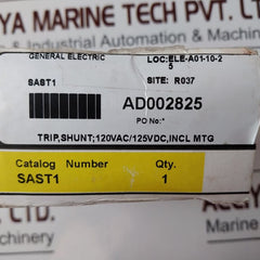 General Electric Sast1 Shunt Trip Device
