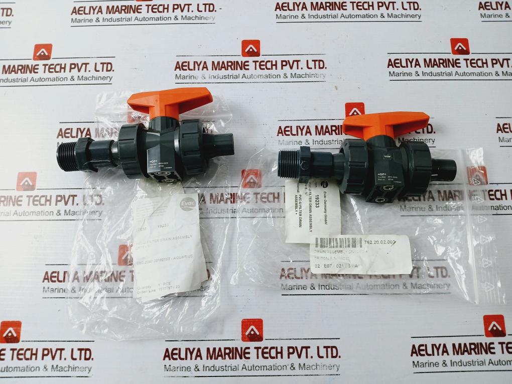 GEORG FISCHER +GF+ 546 Ball Valve PVC-U Filter Drain Assembly DN15-3/4”