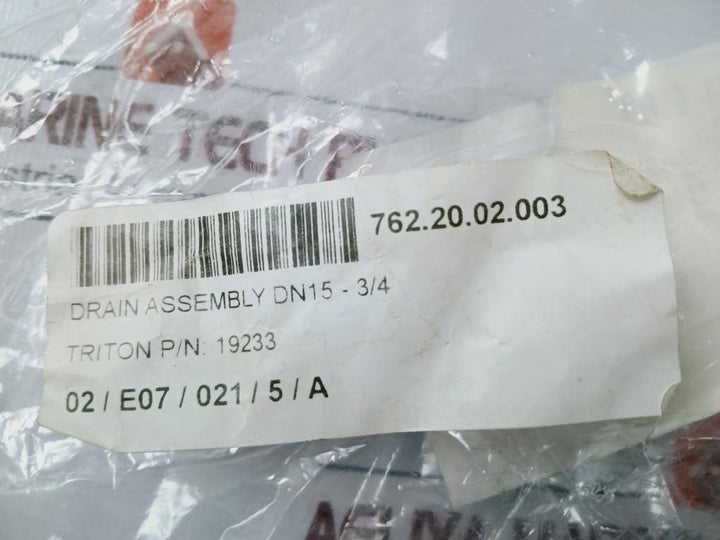 GEORG FISCHER +GF+ 546 Ball Valve PVC-U Filter Drain Assembly DN15-3/4”