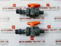 GEORG FISCHER +GF+ 546 Ball Valve PVC-U Filter Drain Assembly DN15-3/4”