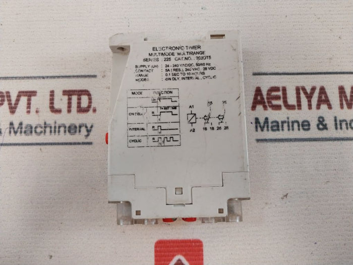 Gic 203Dt5 Micon Electronic Timer 0.1 Sec To 10 Hours 24-240 Vac/Dc, 50/60Hz