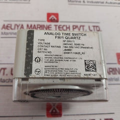 Gic J648B1 Analog Time Switch Fm/1 Quartz 240Vac, 50/60 Hz