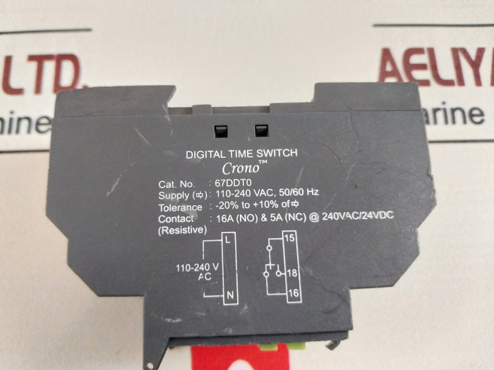 Gic 67Ddt0 Digital Time Switch 110-240 Vac 50/60Hz 100-240V Ac