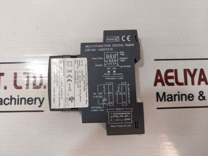 Gic V0Ddts1S Multi-function Digital Timer 24-240 Vac/Dc 50 Hz/60 Hz