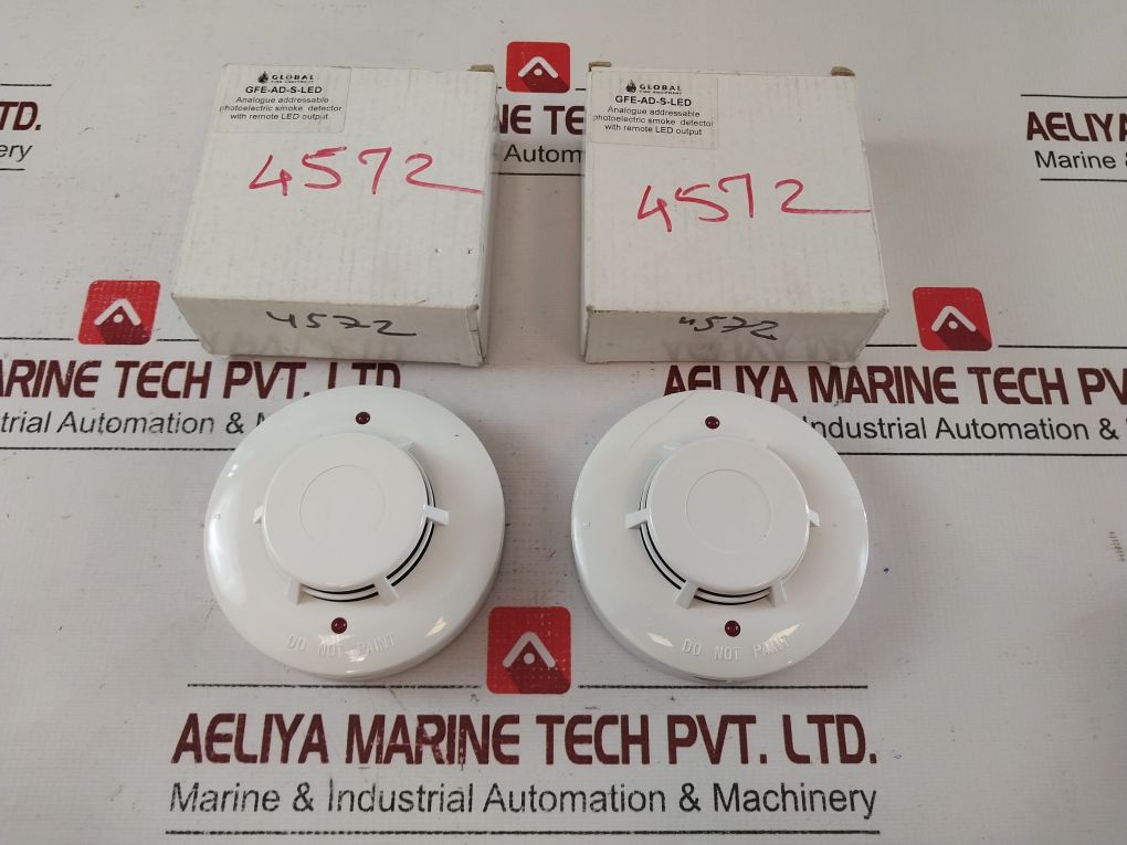 Global Gfe-ad-s-led Photoelectric Smoke Detector 17-28 Vdc 7Ma