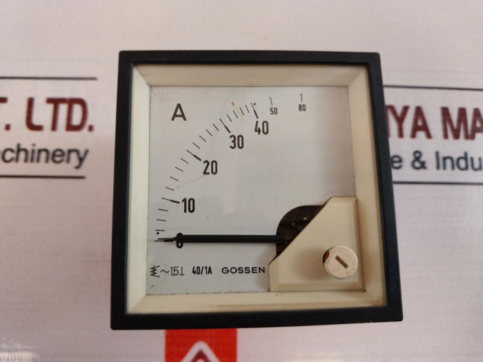Gossen 0-40/80A Ammeter 40/1A