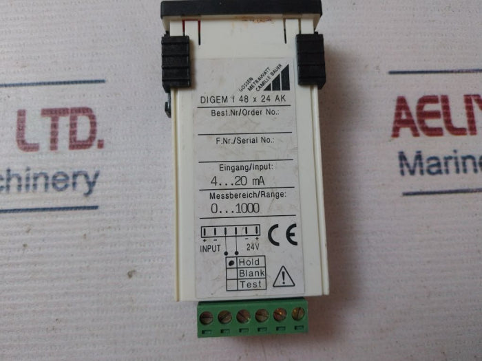 Gossen Metrawatt Digem F 48 X 24 Ak Digital Panel Meter 4-20 Ma 24V