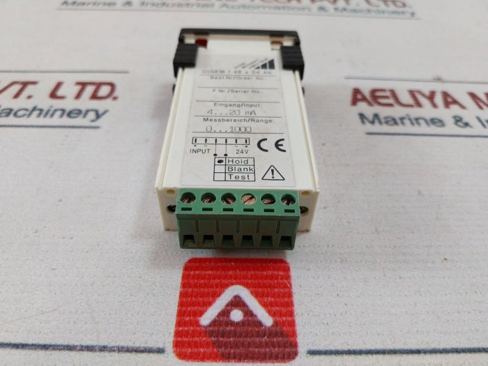Gossen Metrawatt Digem F 48 X 24 Ak Digital Panel Meter 0-1000