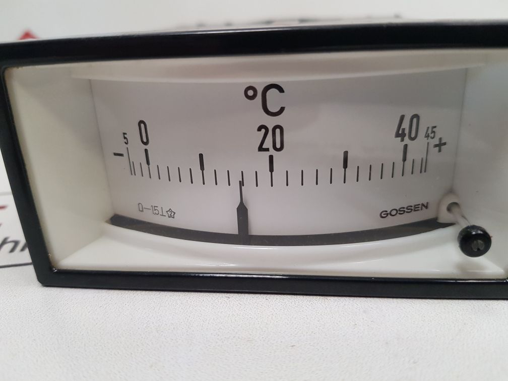 Gossen Pt 100 Din Connection To Resistance-thermometer