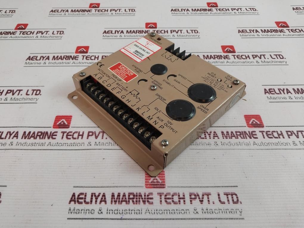 Governors America Esd5550 Speed Control Unit Rev C