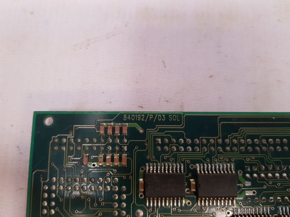 Gpc 9820 840192/P/03 Sol Pcb Card