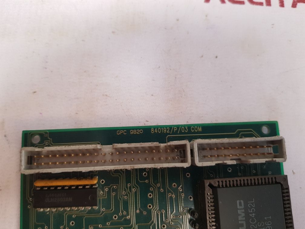 Gpc 9820 840192/P/03 Sol Pcb Card
