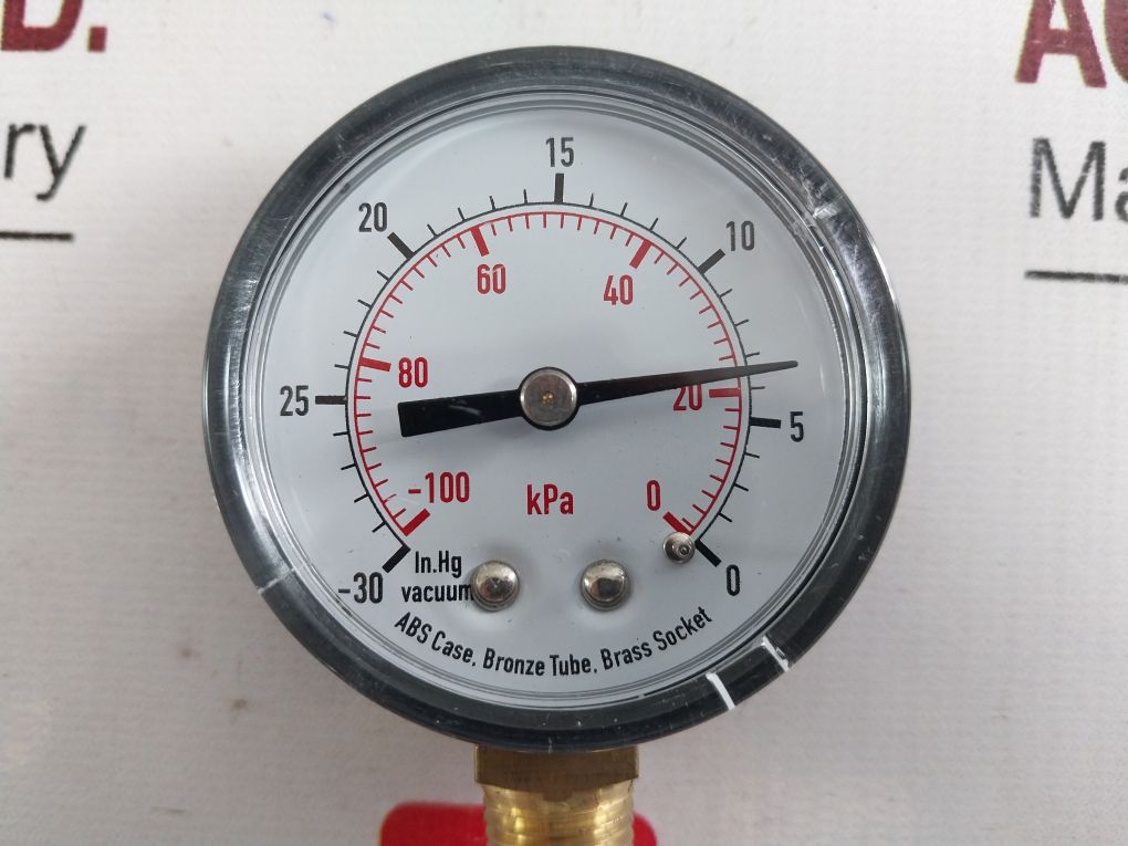 Lot of 2X Grainger 4FLT5 Pressure Gauge 30" TO 0" HG VAC