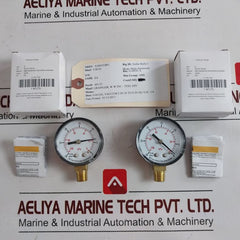 Lot of 2X Grainger 4FLT5 Pressure Gauge 30" TO 0" HG VAC