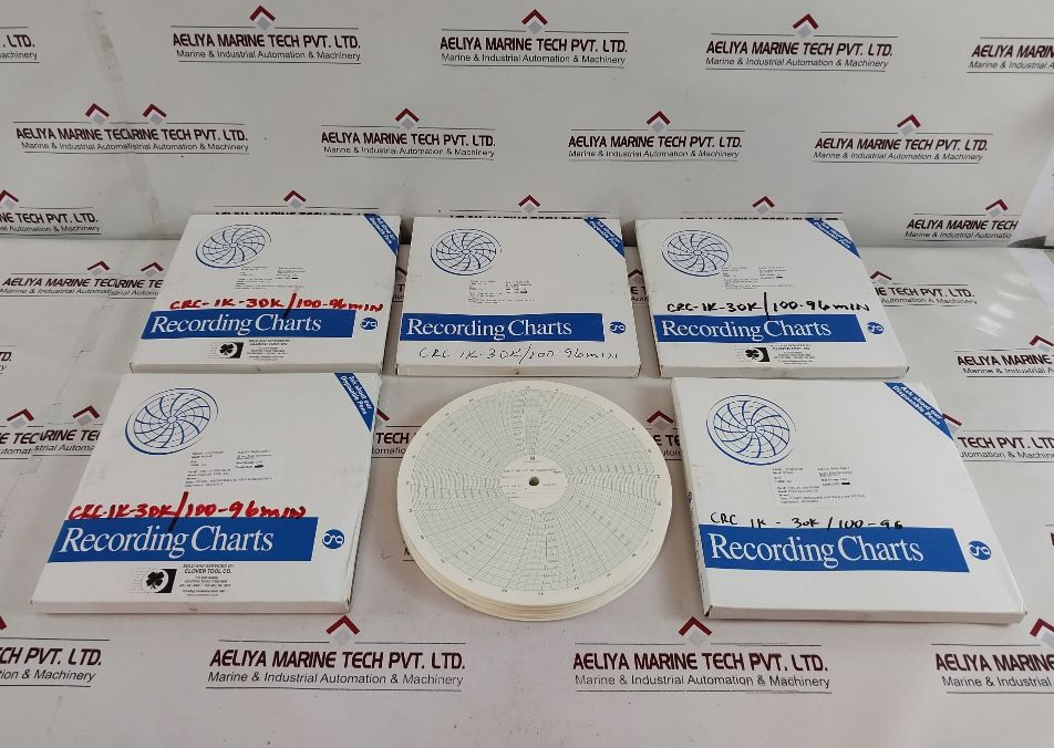 Graphic Controls Mc Mp-30000-1000-96Min Recording Charts Set [1Set=100Chart]