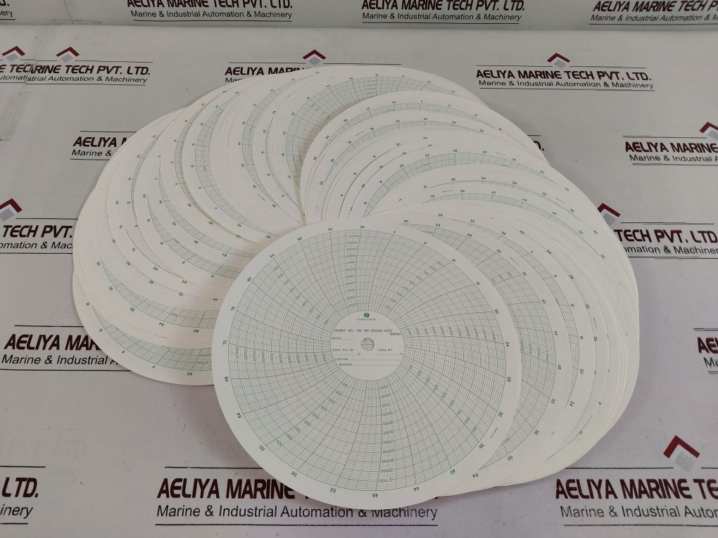 Graphic Controls Mc Mp-30000-1000-96Min Recording Charts Set [1Set=100Chart]