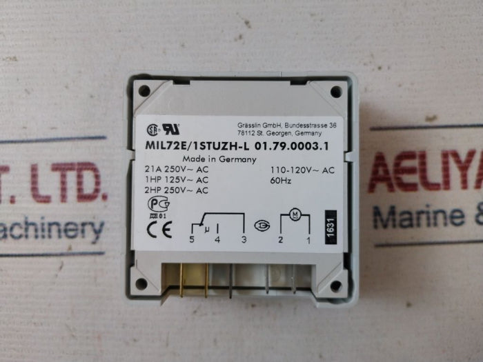 Grasslin Mil72E/1Stuzh-l Time Switch 110V, 60 Hz, Stuz-120