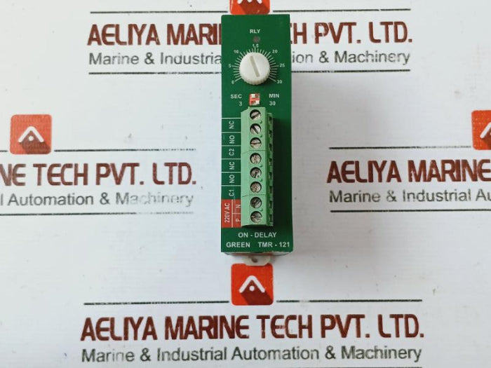 Green Microelectronics Tmr-121 On-delay Analog Timer Relay Output 220v Ac