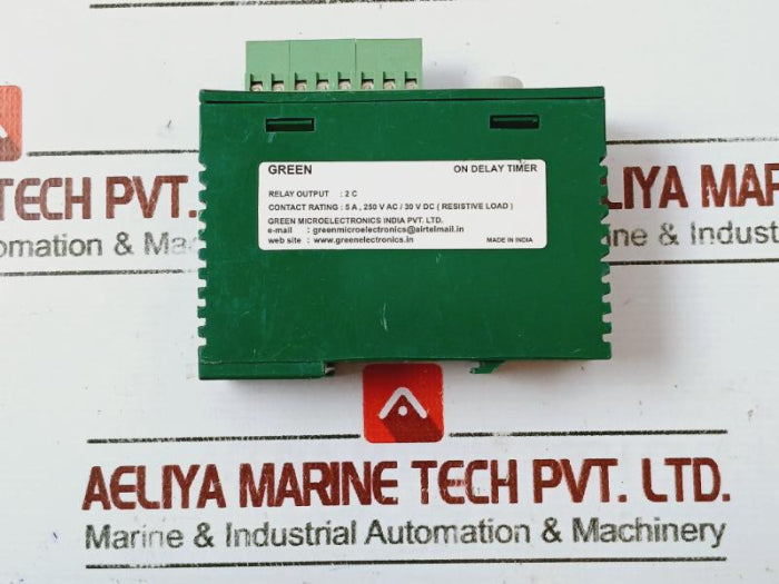 Green Microelectronics Tmr-121 On-delay Analog Timer Relay Output 220v Ac