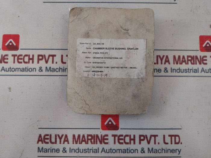 Grundfos 96536012 Chamber Sleeve Bushing Kit P11328