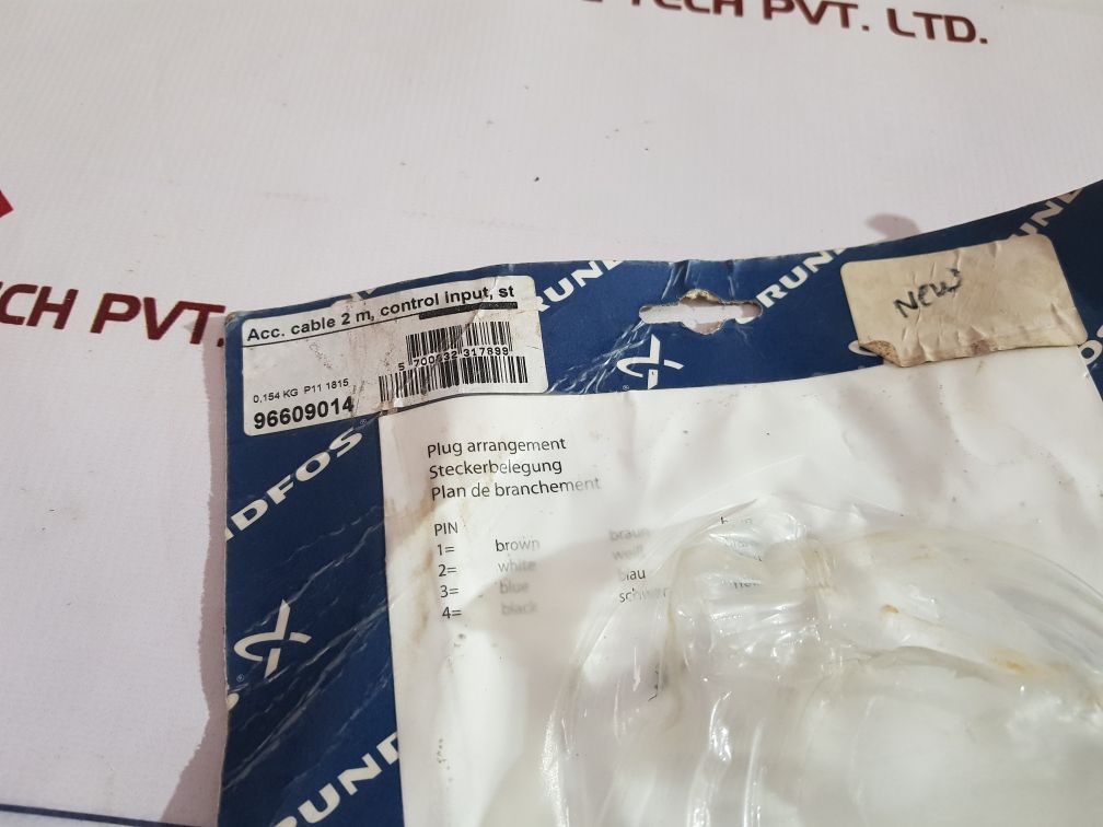 Grundfos 96609014 Control Input Accessory Cable