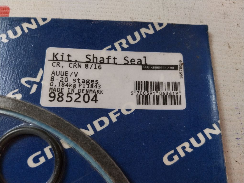 Grundfos 985204 Shaft Seal Kit 756.011.000