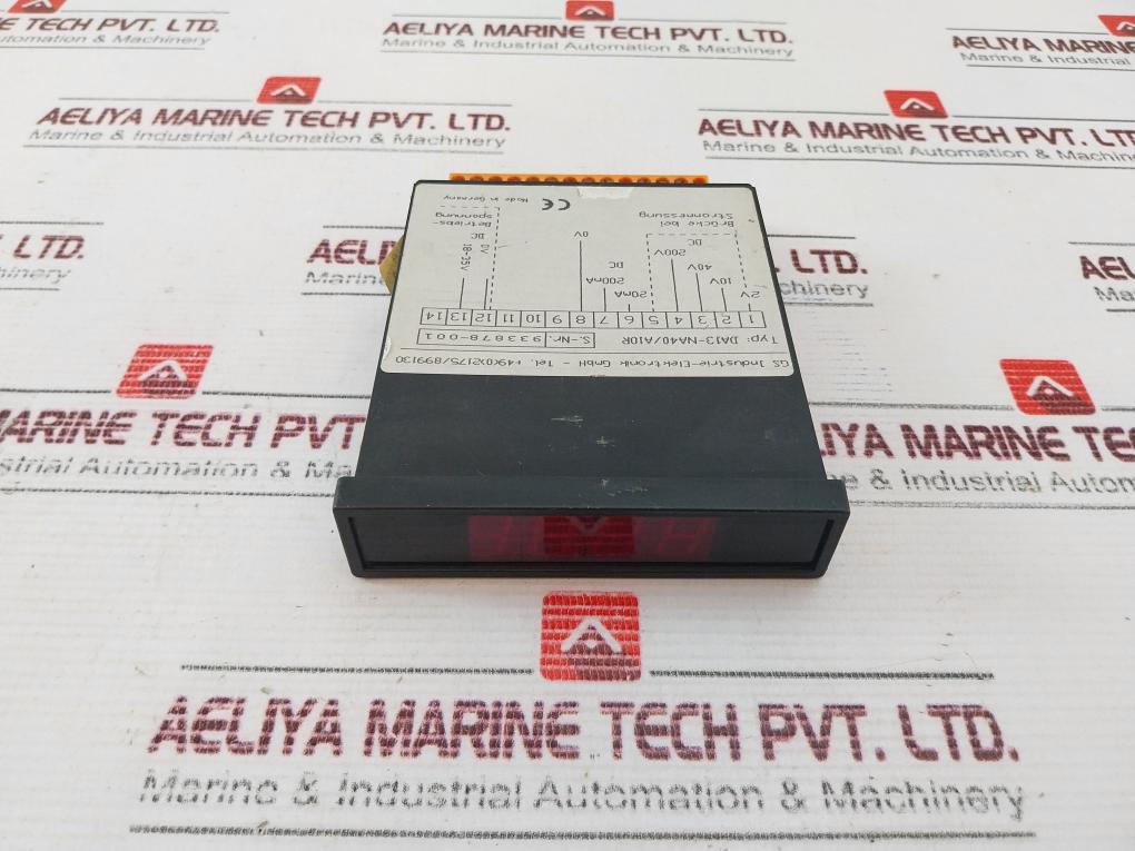 Gs Industrie-elektronik Da13-na40/A10R Led Display Panel Mount 18- 35V