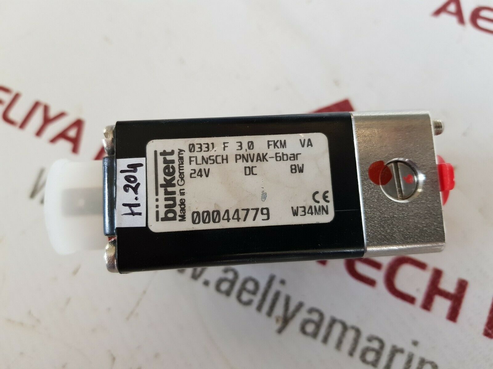 Burkert 0331 F 3.0 Fkm Va Solenoid Valve 00044779