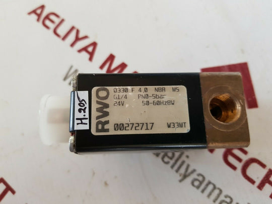 Rwo 0330 f 4.0 nbr ms valve 00272717