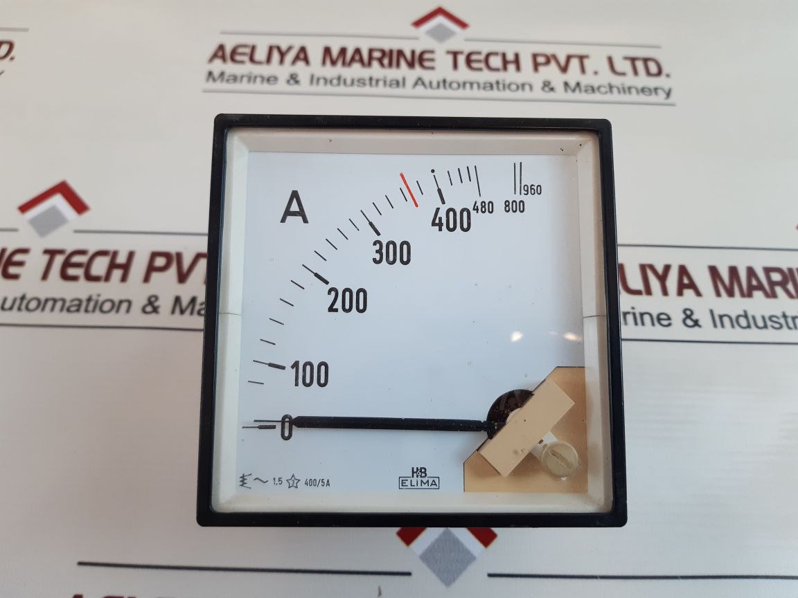H&B Elima 0491 737.1 Ammeter 400/5A