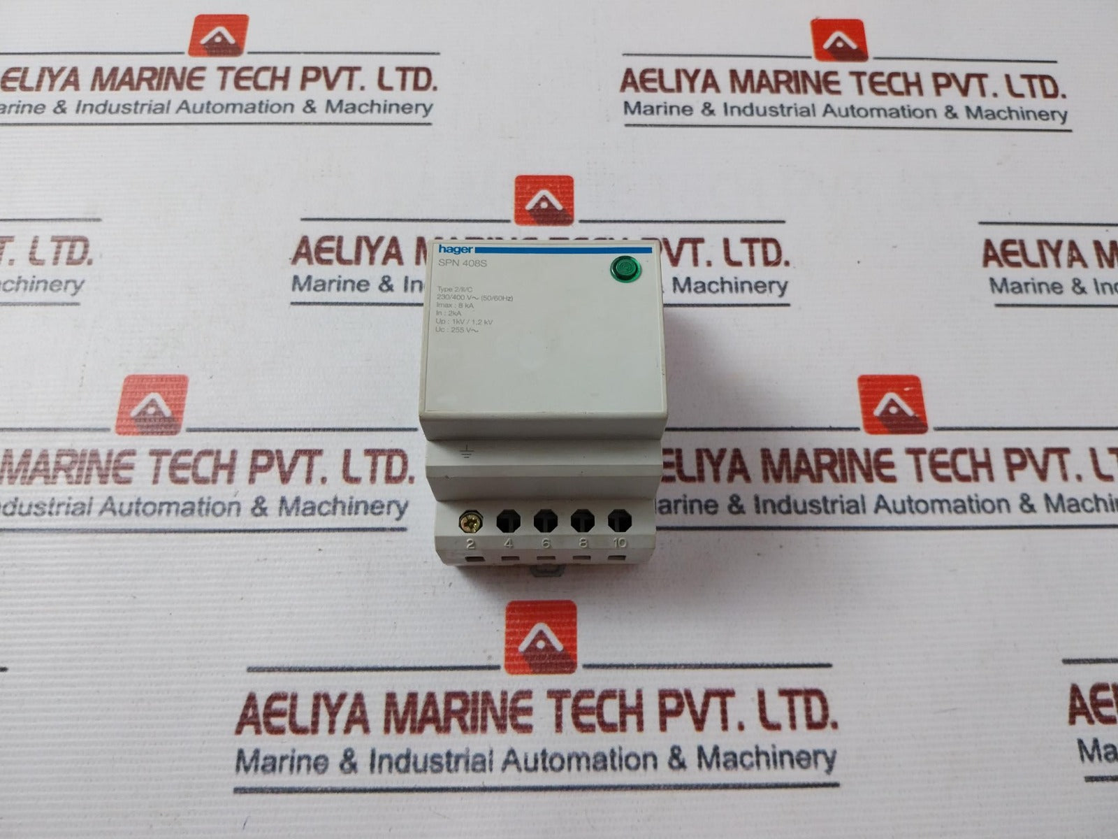 Hager Spn 408S 2/Ii/C Module 230/400 Vac