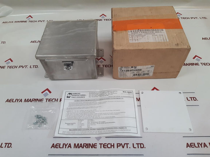 Hammond 1414N4Phsse Electrical Metal Mild Steel Box